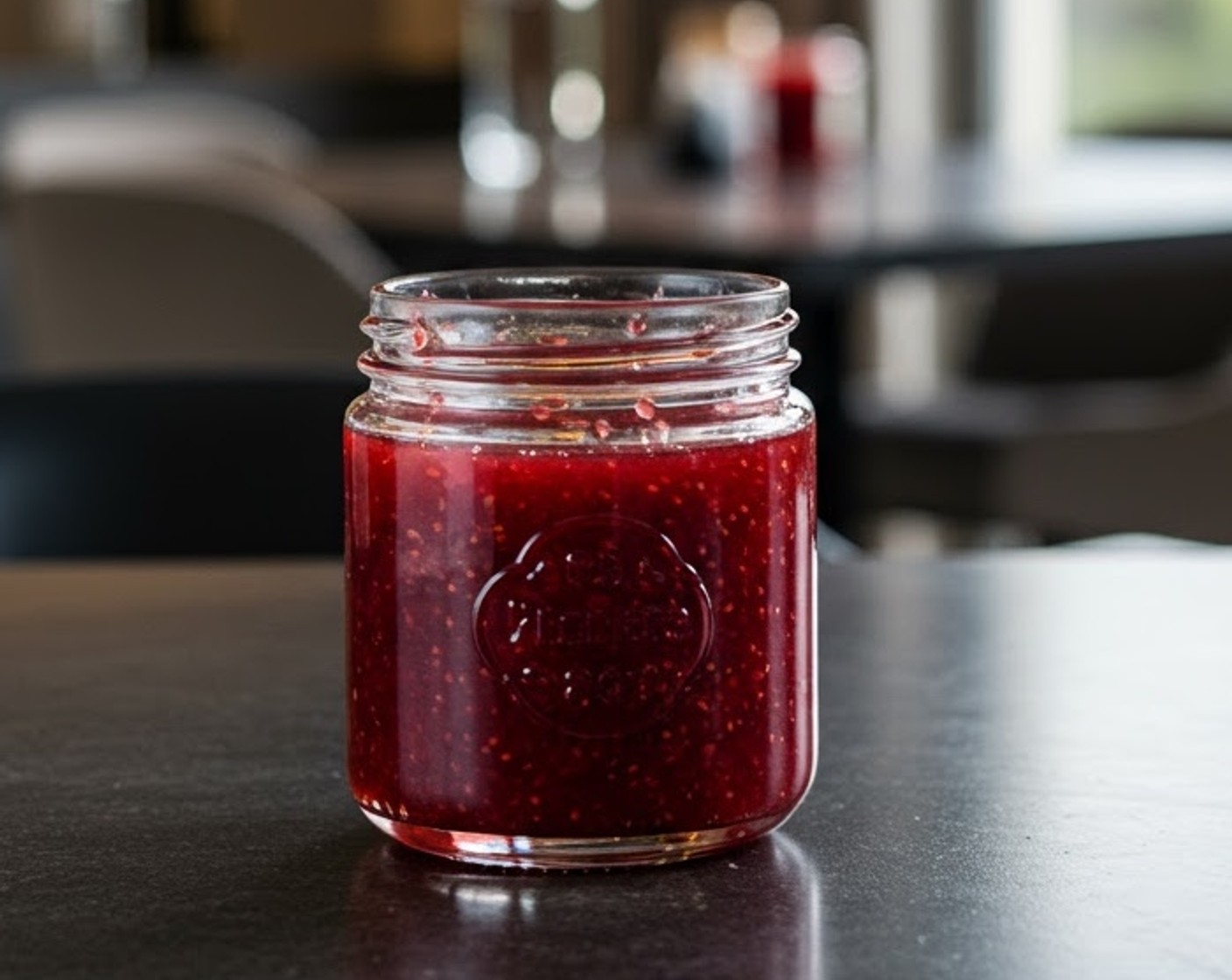 step 5 Spoon the jam into a sterilized jar. Put a lid on, allow it to cool, then serve or put it in the fridge.