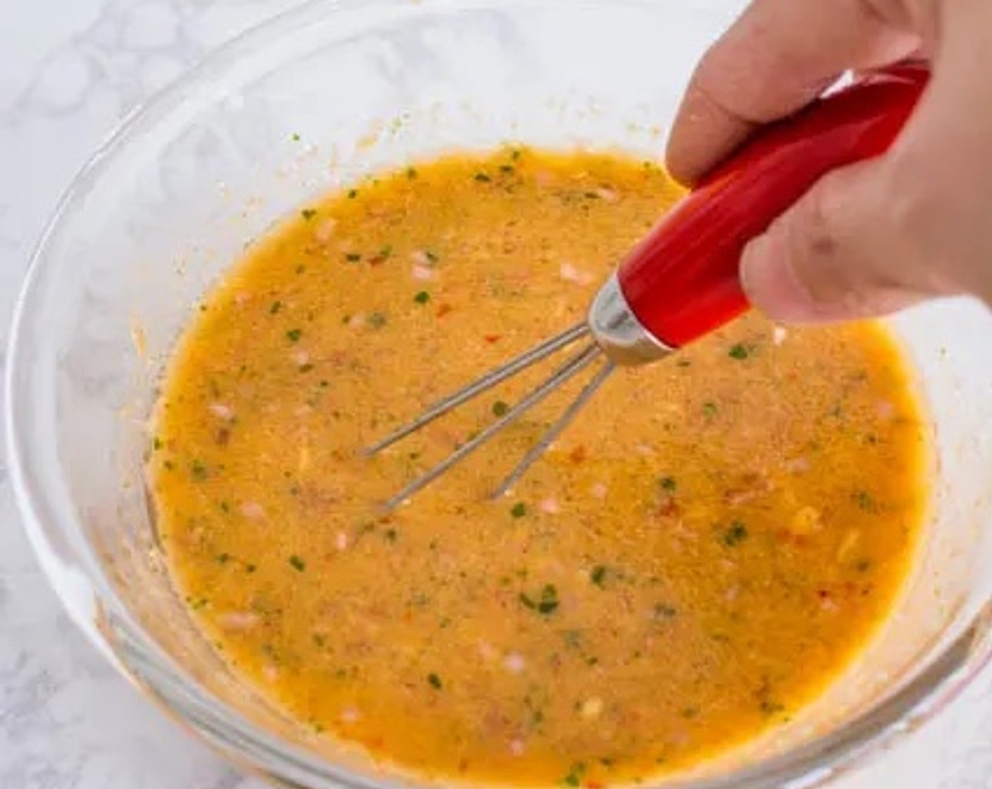 step 3 Prepare the marinade by combining Coconut Milk (1/2 cup), Tom Yum Chili Paste (3 Tbsp), Coconut Oil (2 Tbsp), Fish Sauce (1 Tbsp), 1/2 cup of Lime Juice (4), Brown Sugar (2 Tbsp), Garlic (3 cloves), and Lemongrass (1 stalk). Stir or whisk to combine.