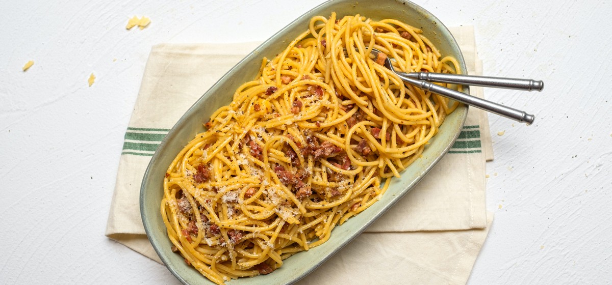 The Weeknight Carbonara Recipe | Sunset Foods Recipe Rack