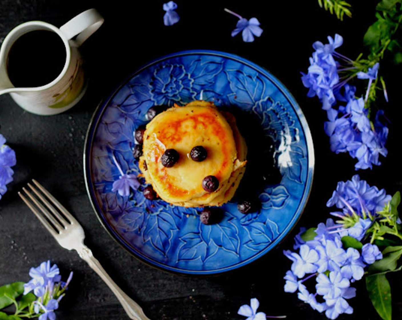 Creamy Cottage Cheese Coconut Pancakes