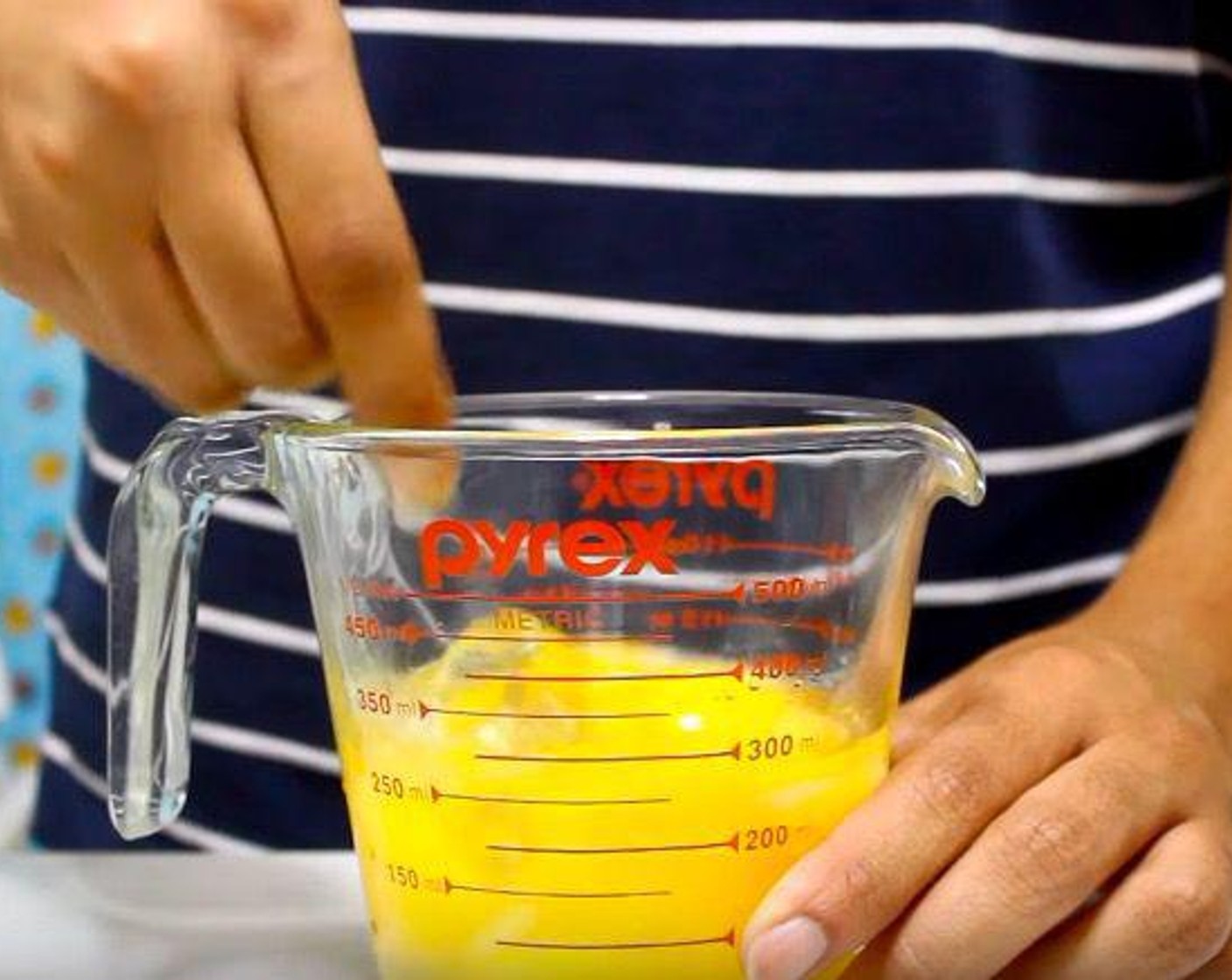 step 3 In a mixing jug, add Large Eggs (6) and Salt (1/2 tsp). Whisk until smooth.