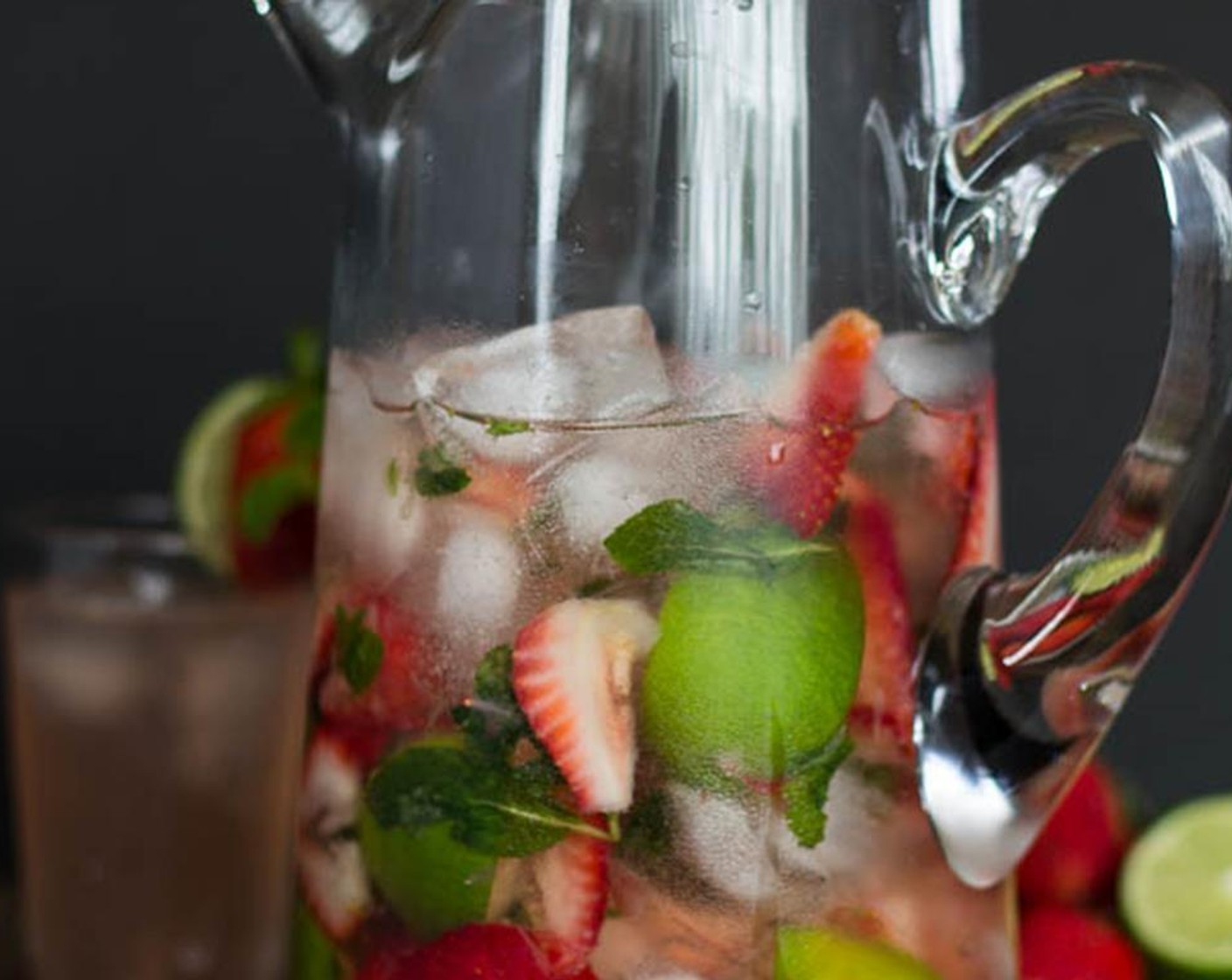 step 3 When ready to serve, transfer the mixture into a large pitcher with Ice (to taste), add Club Soda (2 cups) and White Rum (1 cup) and stir.