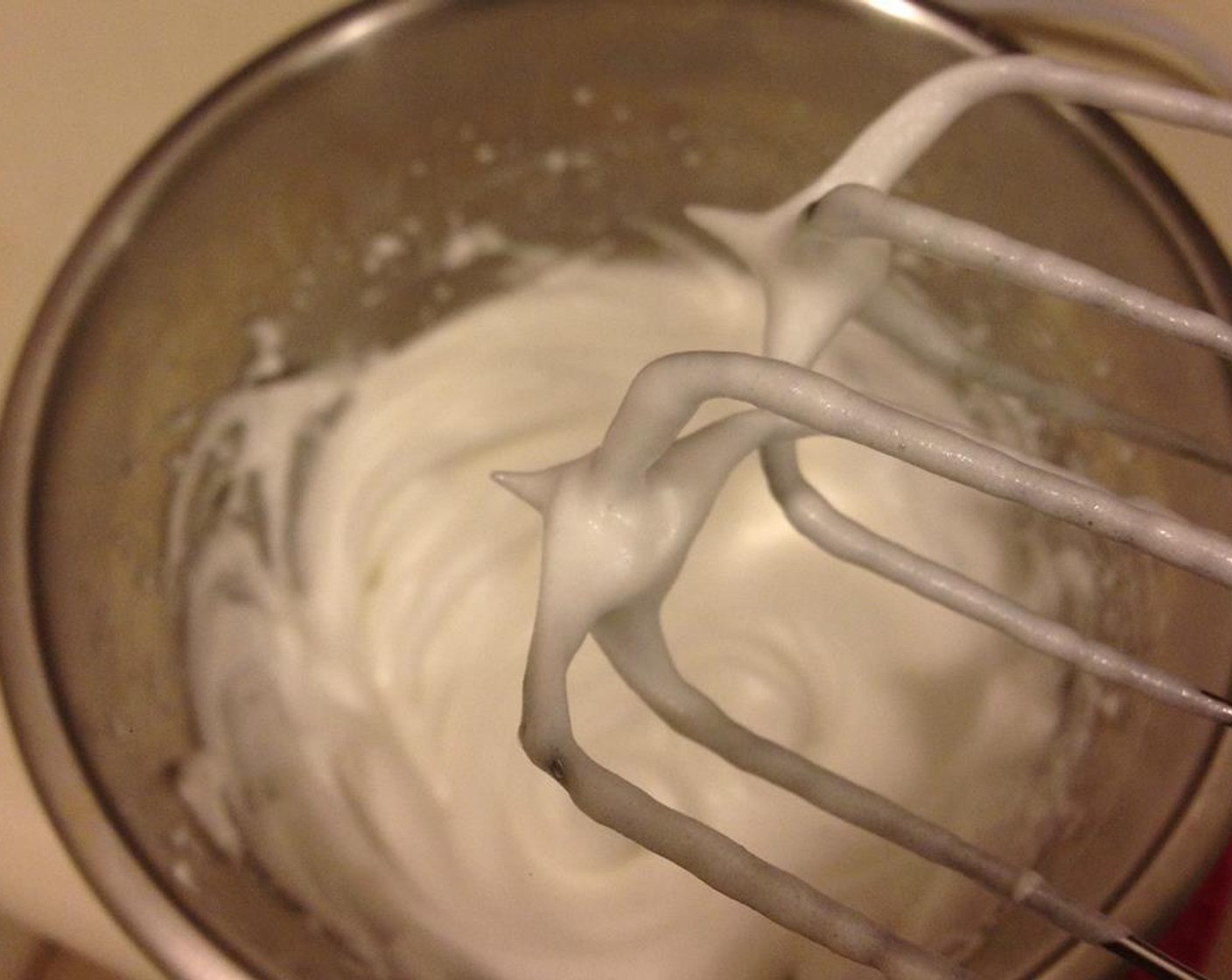 step 4 Mixture A: Put Granulated Sugar (2 1/3 Tbsp) and beat with egg yolks until it become a pale yellow colour. Pour in the Vegetable Oil (2 2/3 Tbsp) and mix together. Pour in Water (4 Tbsp) and mix well.
