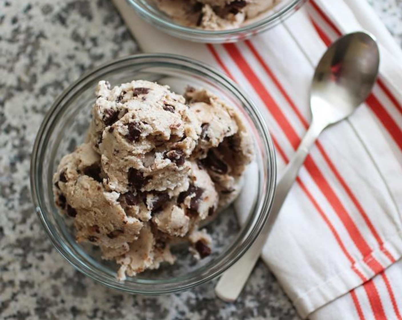 Vegan Mint Chocolate Chip Ice Cream