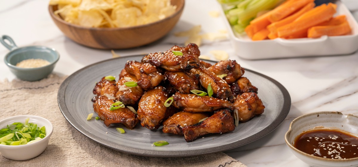 Air-Fried Teriyaki Chicken Wings Recipe | Sunset Foods Recipe Rack