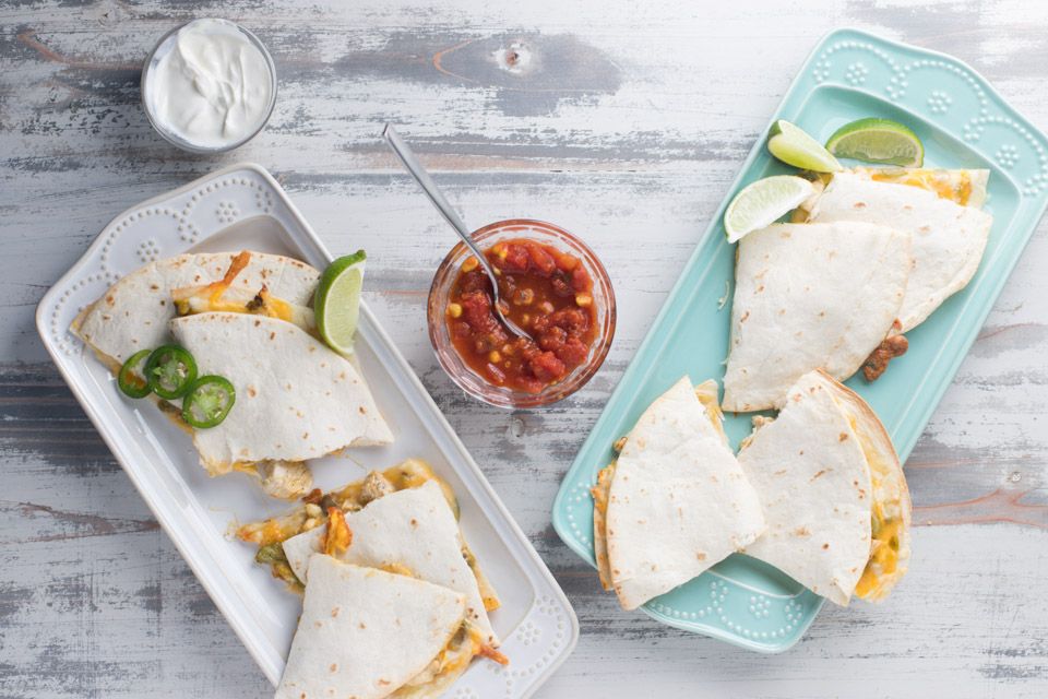 Mexican Chicken Quesadillas