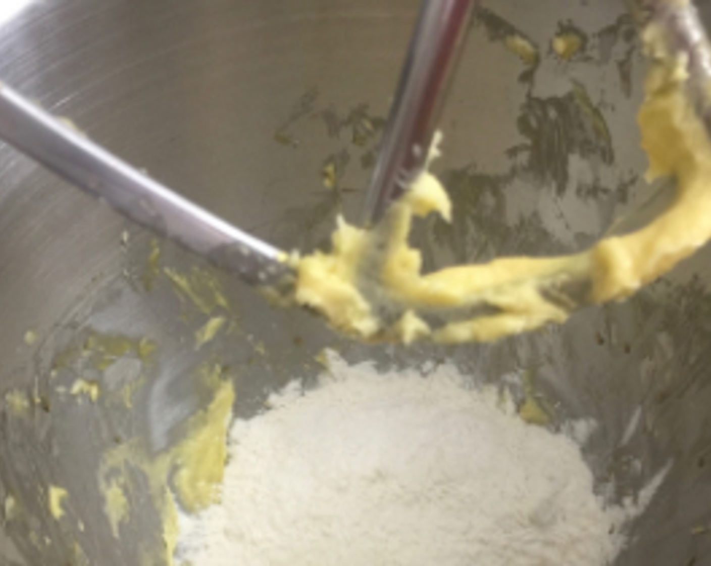 step 12 Next, add in the flour mixture.