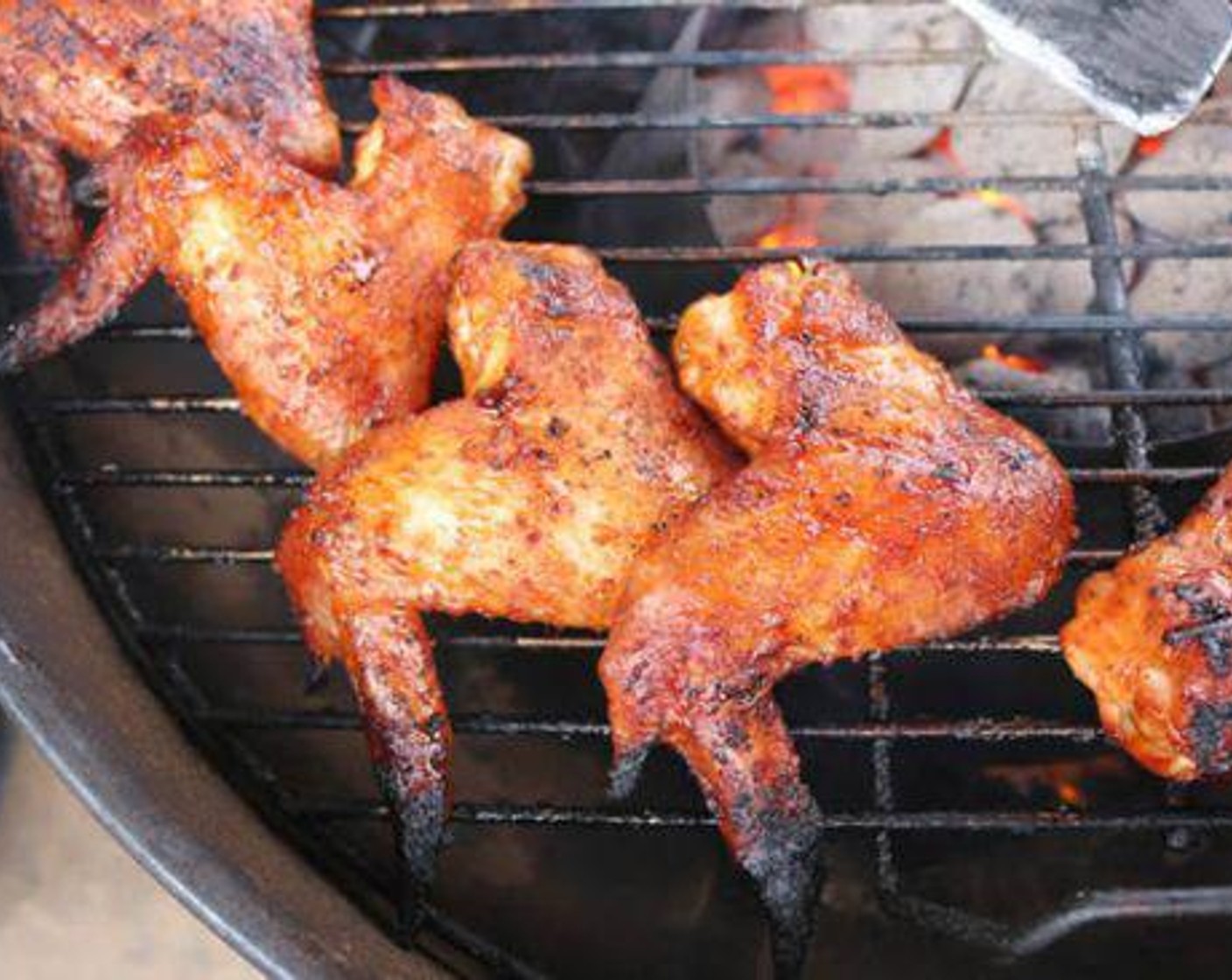 step 6 In a small saucepan over medium heat, melt the Butter (1/2 cup). Add the Hot Sauce (6 fl oz) and Barbecue Sauce (4 Tbsp) and reduce heat to simmer while the wings cook.