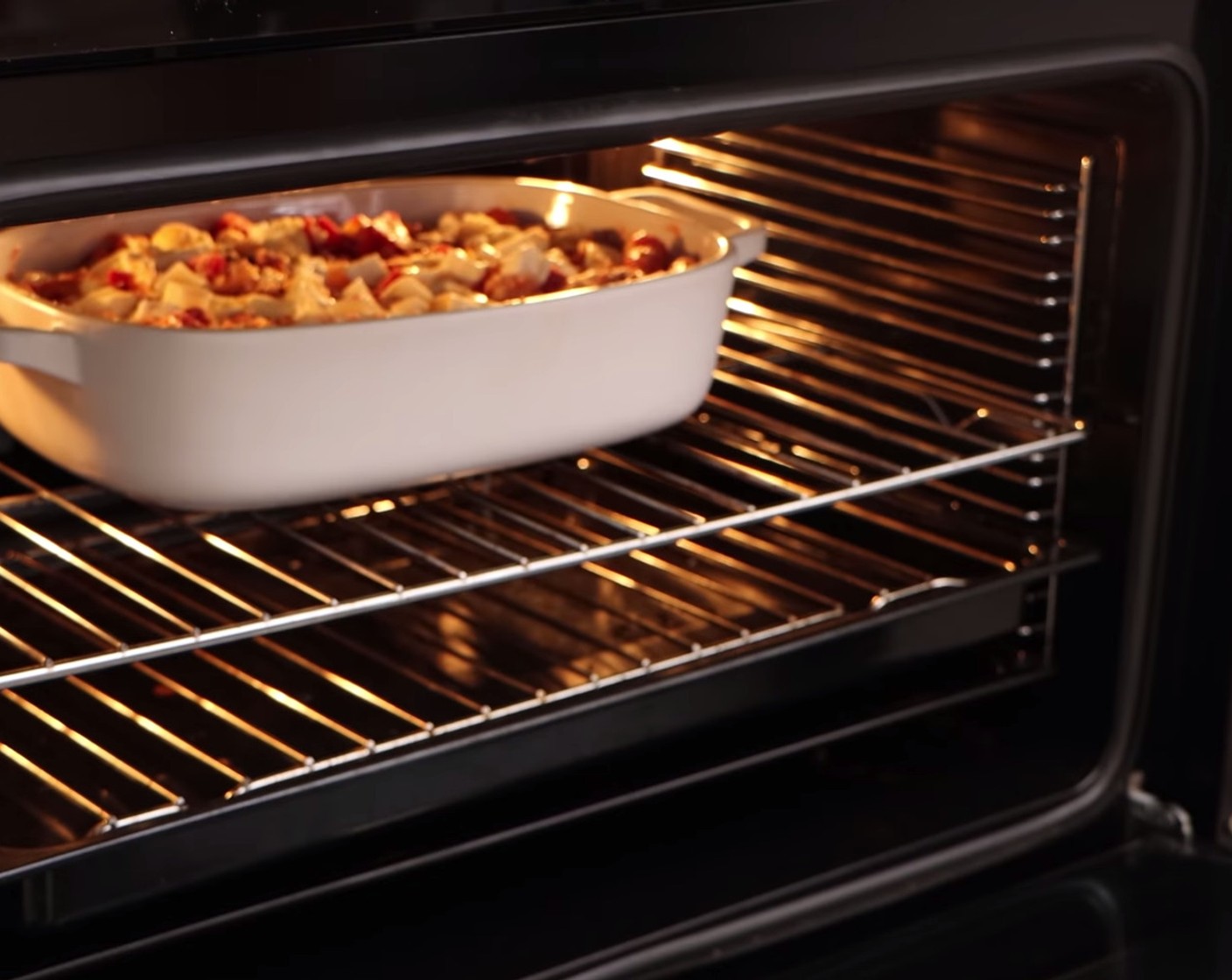 step 22 The baked rigatoni is now ready to be put in the oven at 350 degrees F (180 degrees C) for approximately 30 minutes.