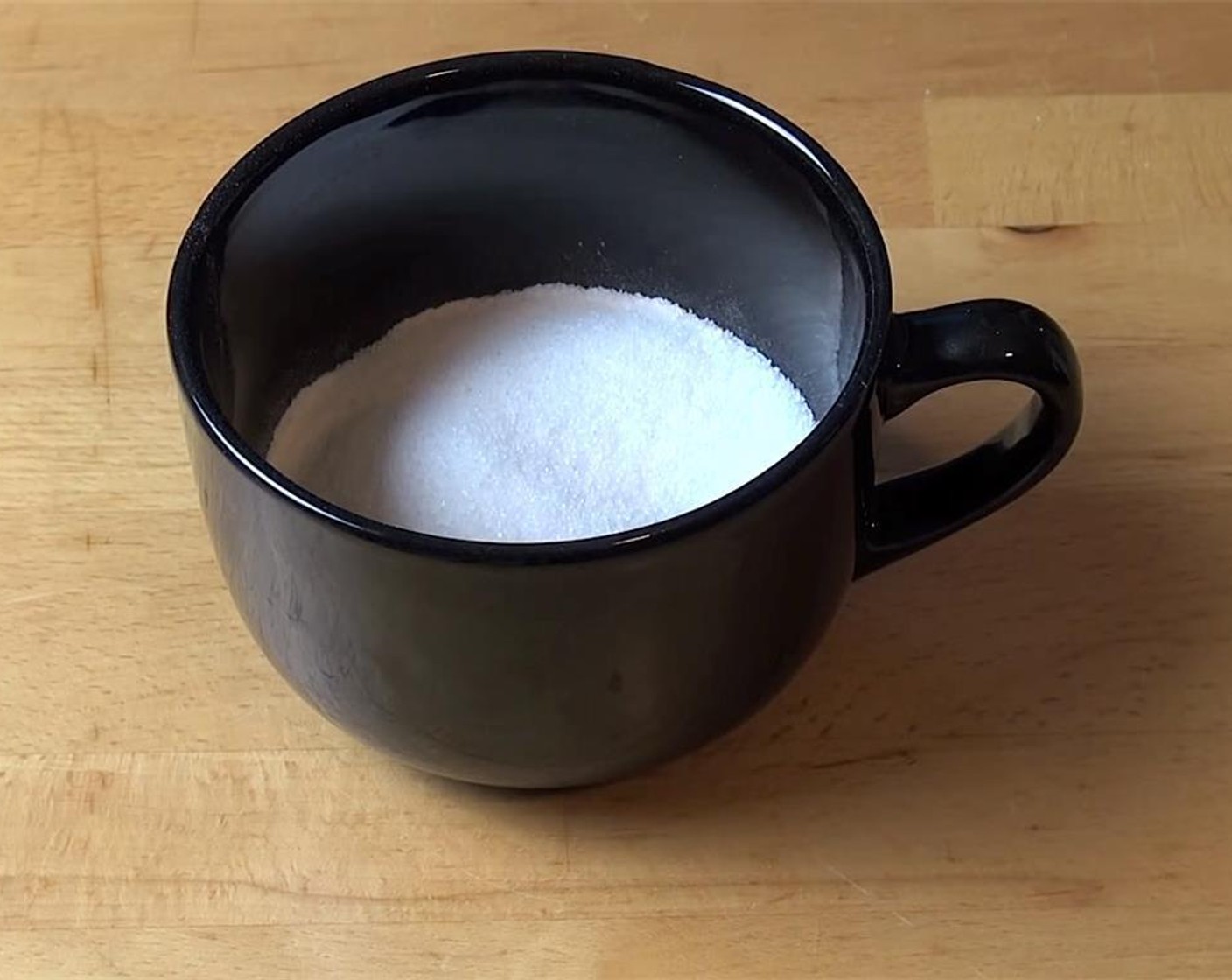 step 1 In an extra large mug, add Self-Rising Flour (4 Tbsp) and Granulated Sugar (4 Tbsp).