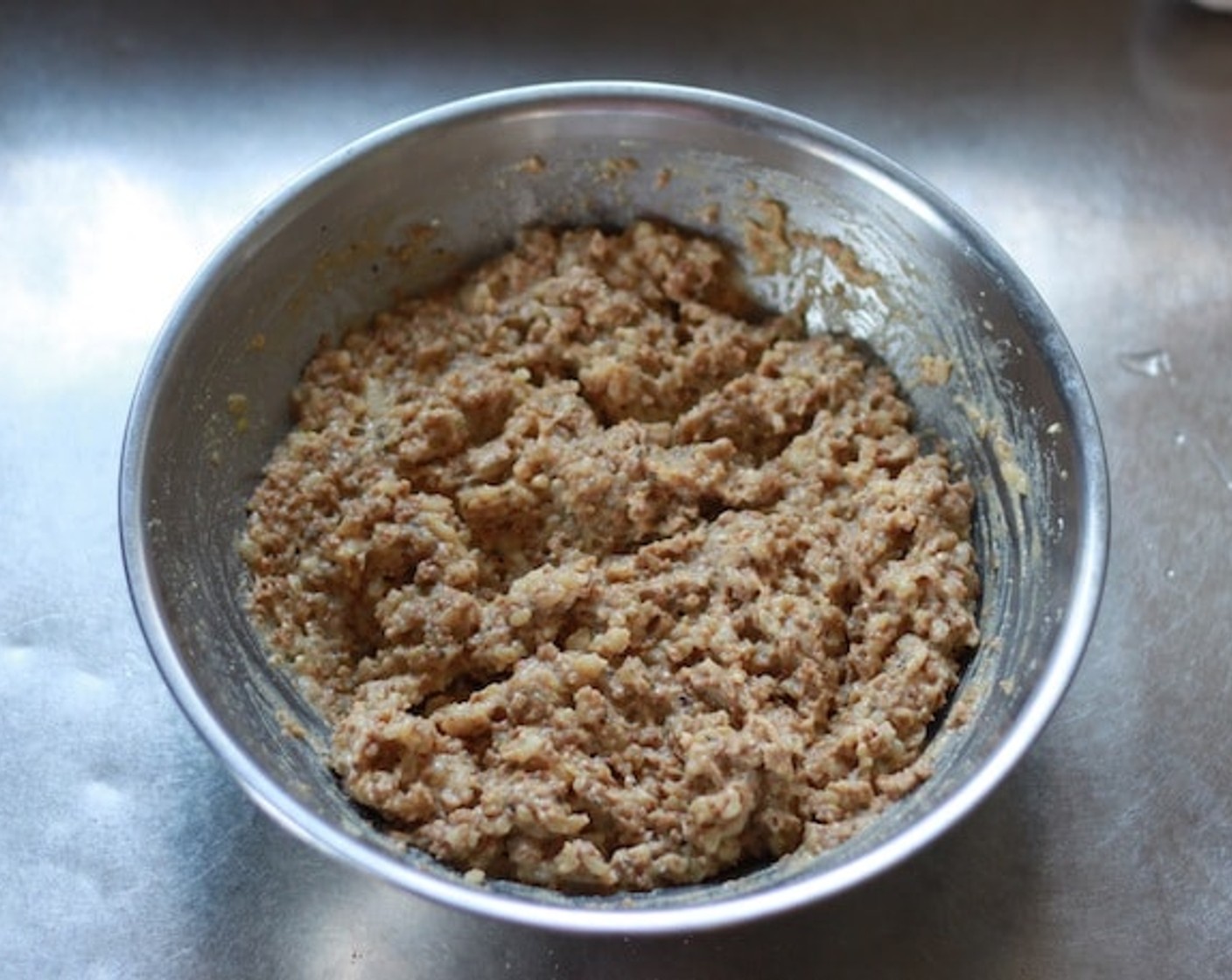 step 9 Once everything is combined, add the egg and mix it again.