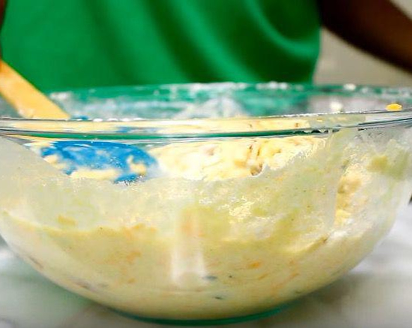 step 5 Combine wet and dry ingredients. Mix until just incorporated. Add Melted Butter (4 Tbsp) and stir through.