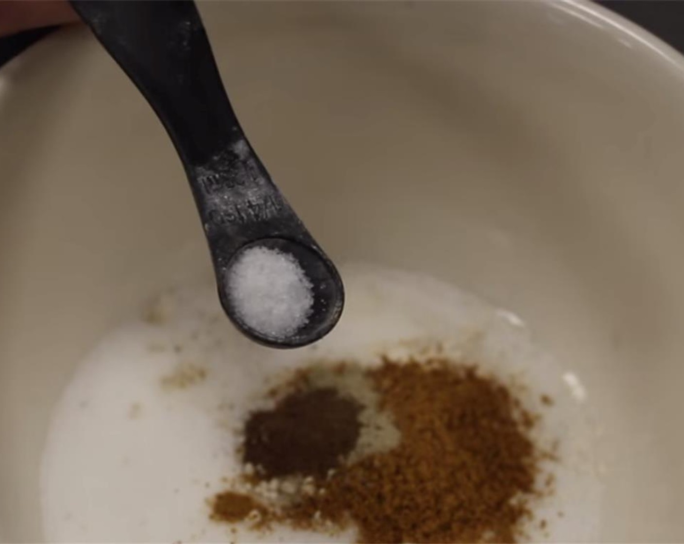 step 1 In a large bowl, add Granulated Sugar (4 Tbsp), Garlic Powder (1/4 tsp), Curry Powder (1/2 tsp), Ground White Pepper (1/8 tsp), Chinese Five Spice Powder (1/8 tsp), Salt (1/8 tsp), Soy Sauce (2 tsp), Pineapple Juice (2 Tbsp), Sherry Wine (2 tsp), Sesame Oil (1 tsp), Oyster Sauce (2 tsp), Hoisin Sauce (2 tsp), Beet Juice (2 Tbsp) and Bull Head BBQ Sauce (2 1/2 Tbsp).