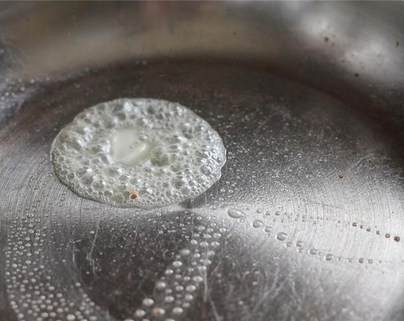 step 2 Place Butter (1 tsp) into a crepe or omelet pan. Heat pan on medium low heat.