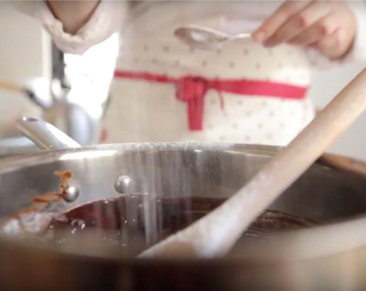 step 11 Add Powdered Confectioners Sugar (4 Tbsp) and whisk until smooth.