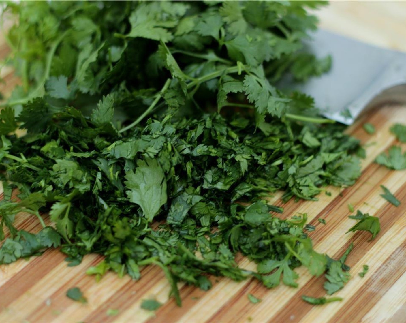 step 5 Chop the Fresh Cilantro (1/2 cup).