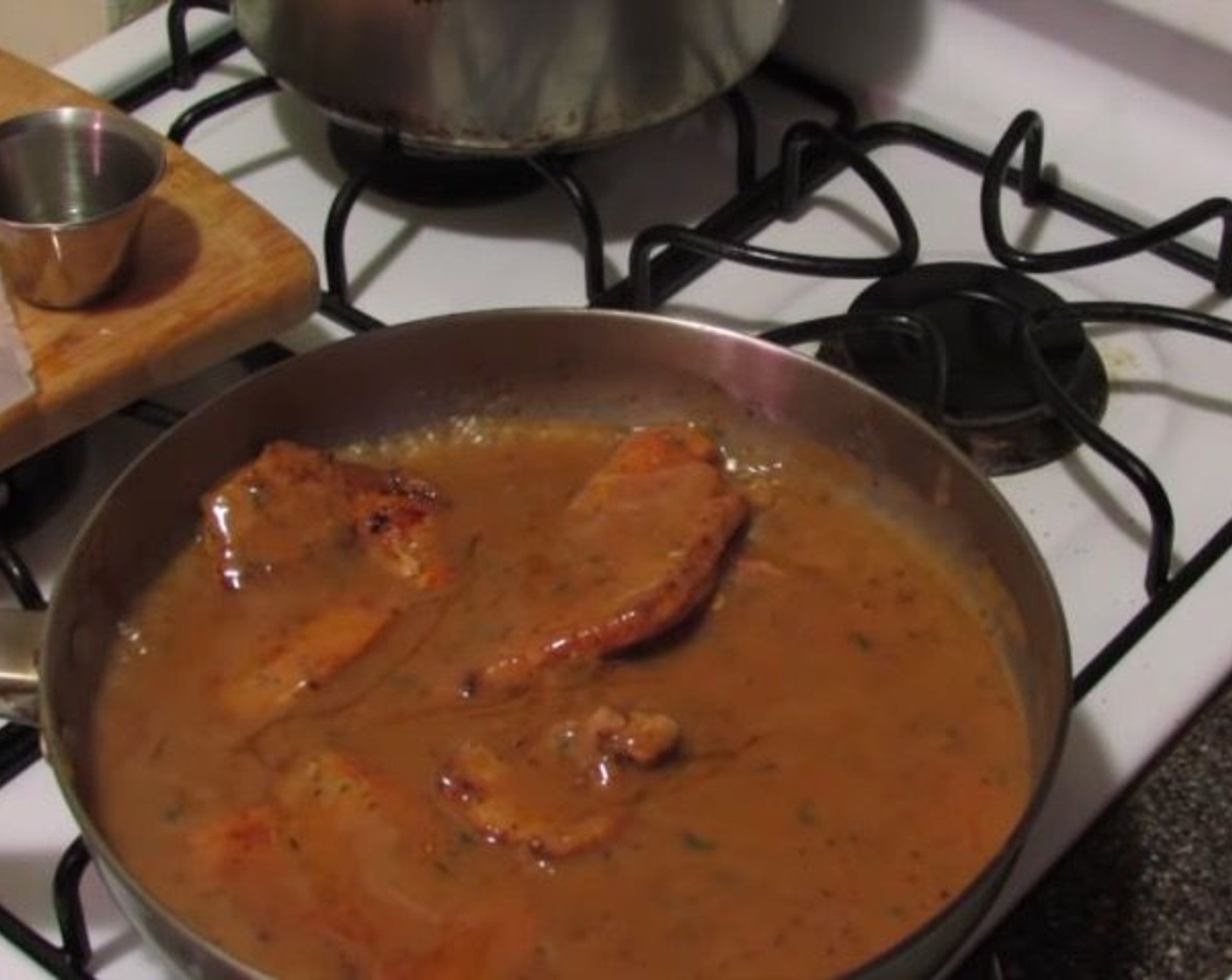 Turkey Chops in Pan Gravy