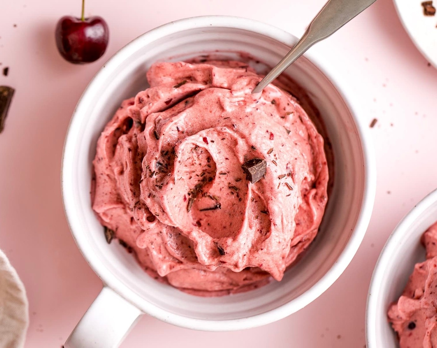 step 5 Serve immediately as this is a soft serve ice cream. Top with shaved dark chocolate, cacao nibs or raw chocolate chips. And enjoy!