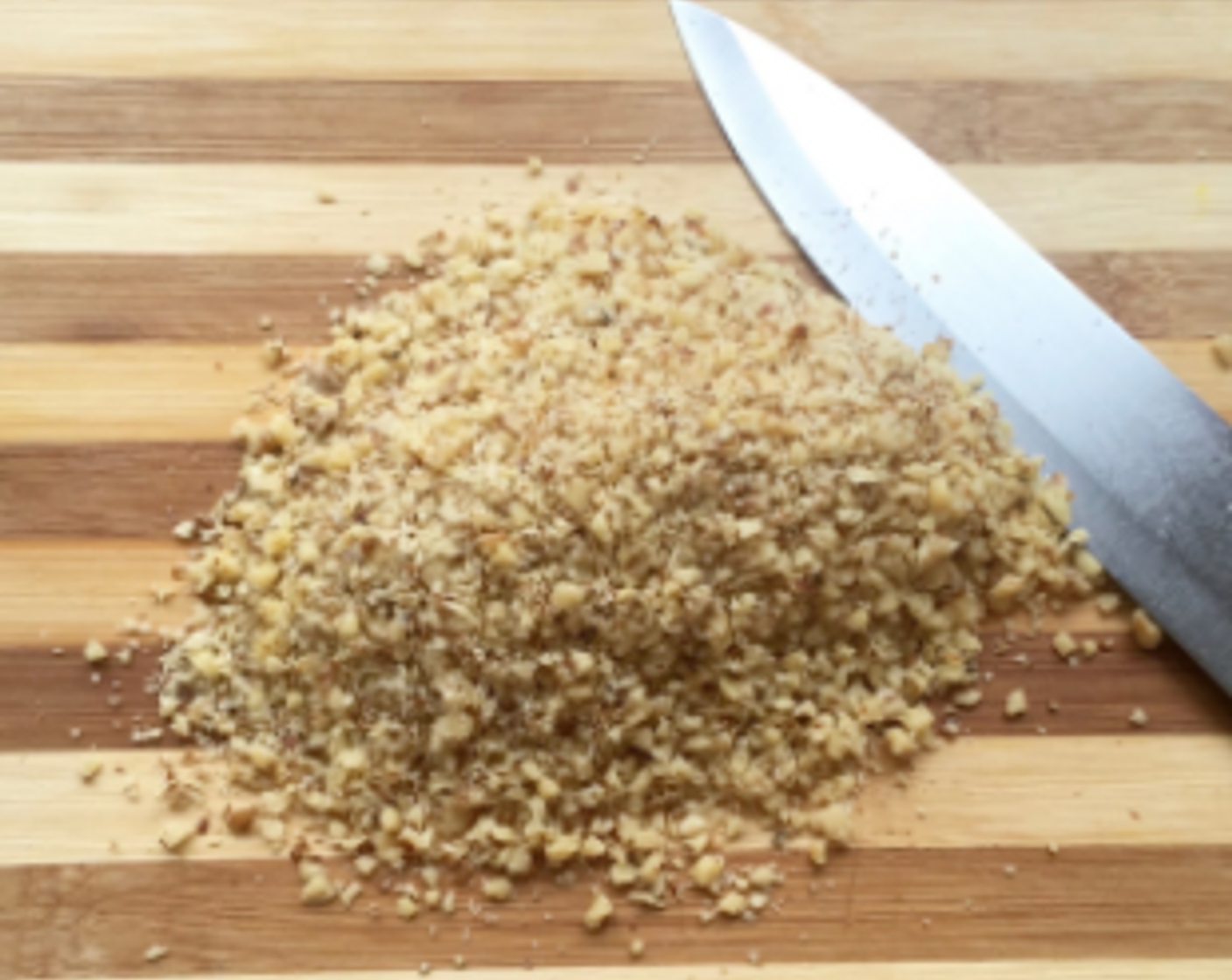 step 4 Let the Walnut (2/3 cup) cool and then finely chopped the walnuts.