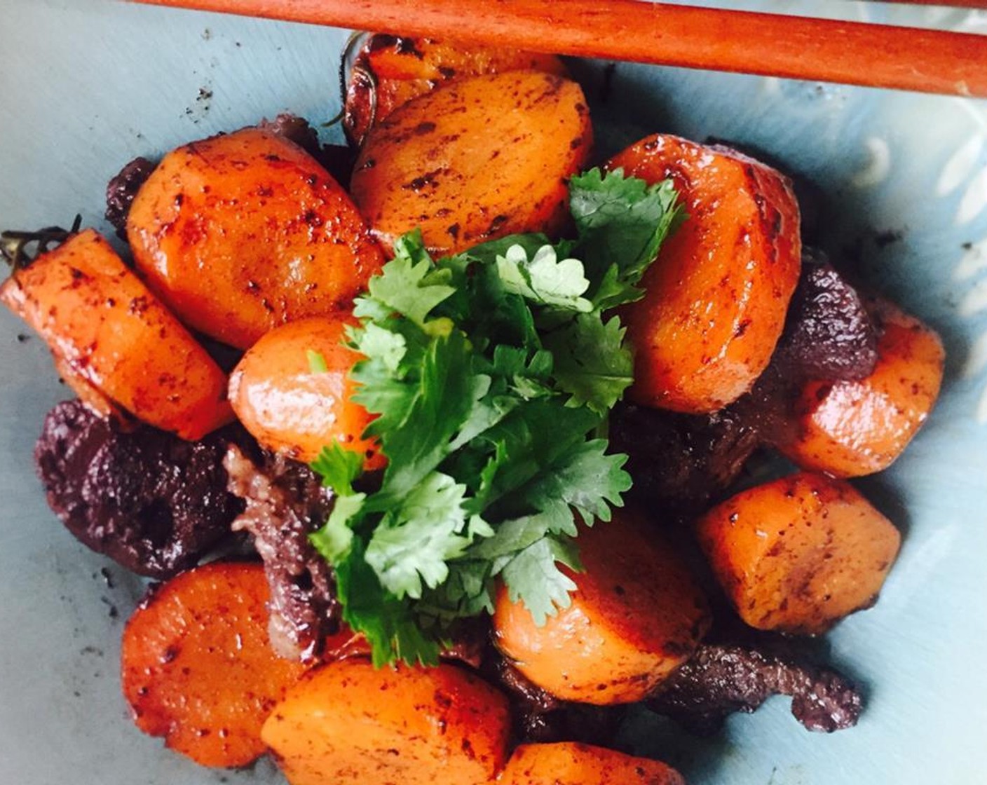 step 5 Open pan and let the juice reduce. Serve with Fresh Parsley (1 tsp).