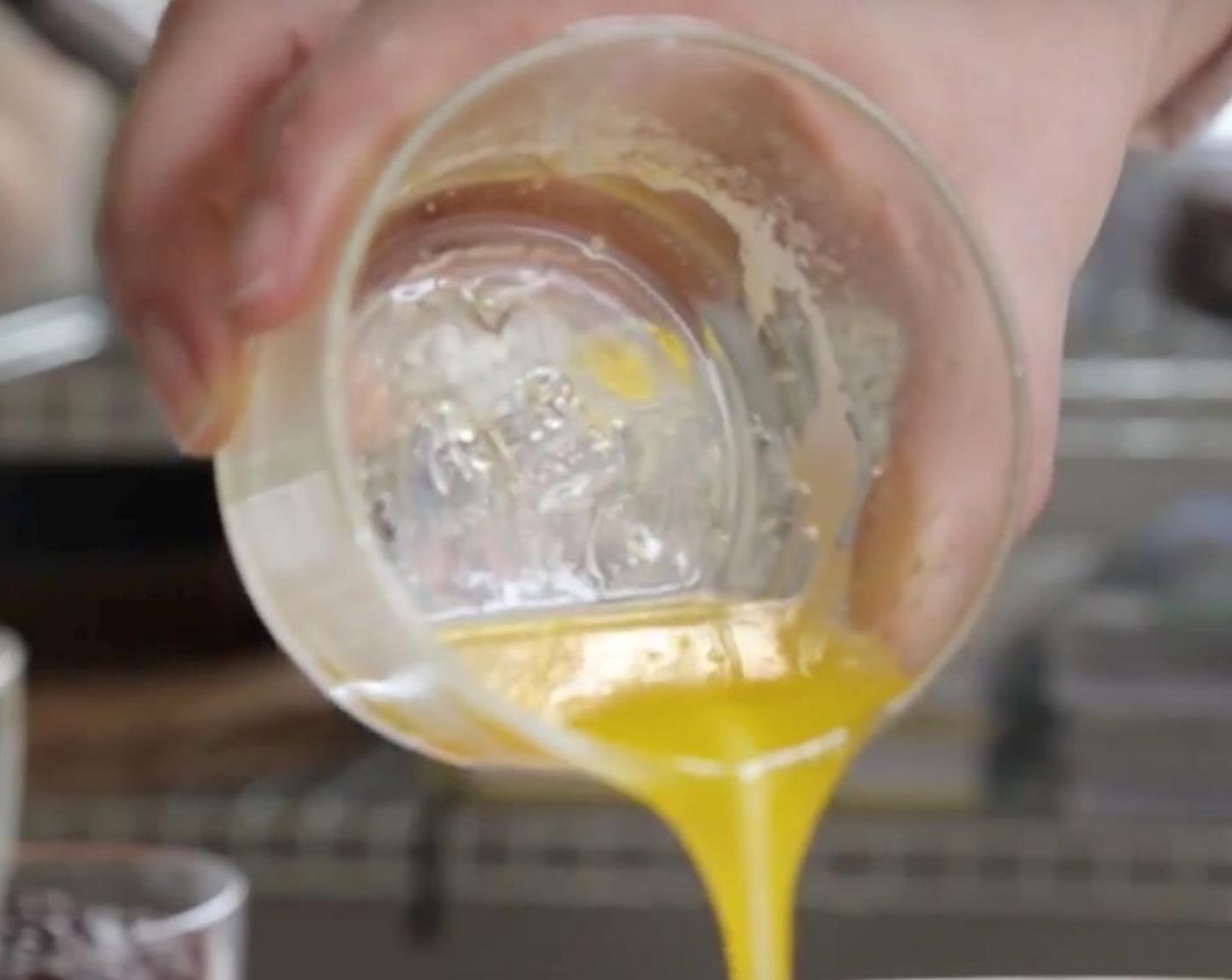 step 4 Add Salted Butter (4 Tbsp) and Eggs (2) and mix until combined well.