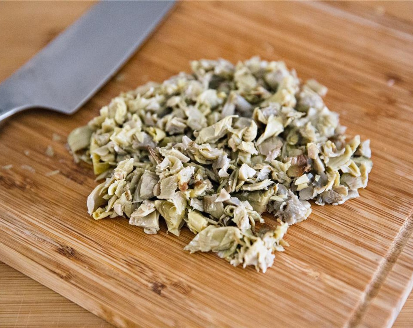 step 4 Finely chop the Marinated Artichokes (4 Tbsp).
