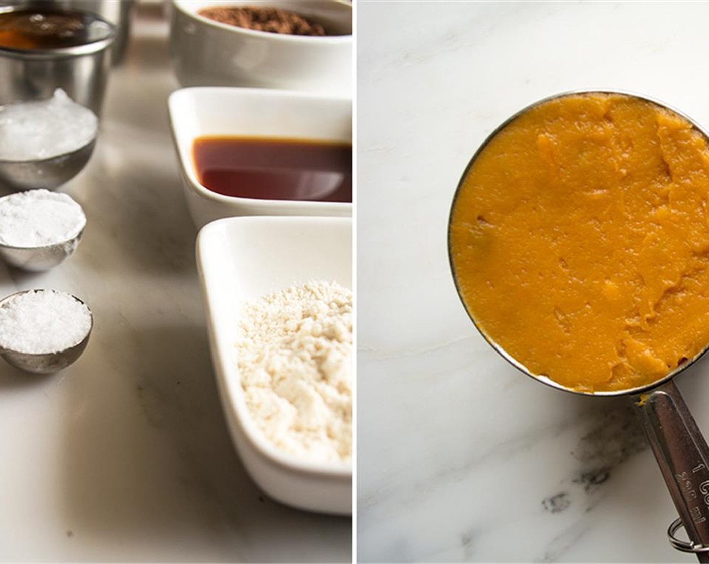 step 4 Whisk together Unsweetened Cocoa Powder (4 Tbsp), Coconut Flour (2 Tbsp), Baking Soda (1 tsp), and Fine Sea Salt (1/2 tsp), then set aside.