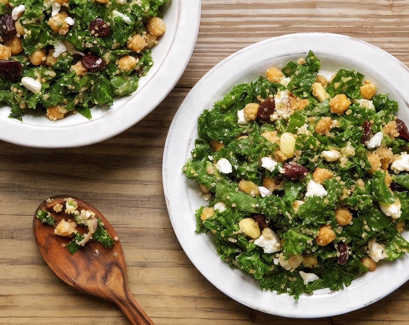 Kale, Quinoa, and Dried Cherry Salad