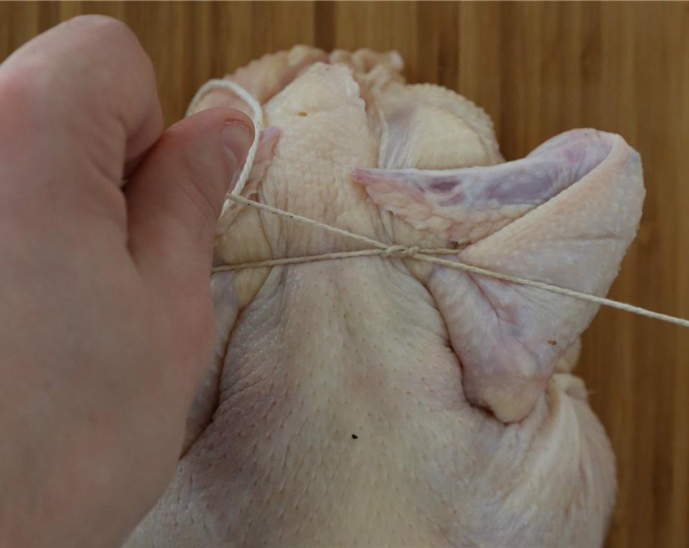 step 6 Wrap it underneath itself three times.