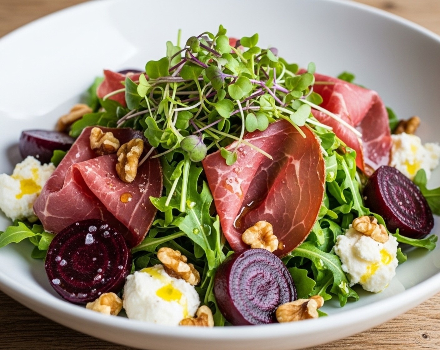 Bresaola, Arugula & Roast Baby Beet Salad