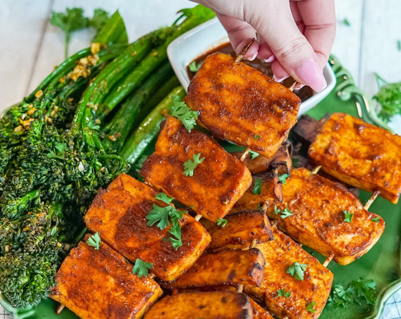 Tofu Ribs Air Fryer Tofu BBQ Ribs Recipe | Sunset Foods Recipe Rack