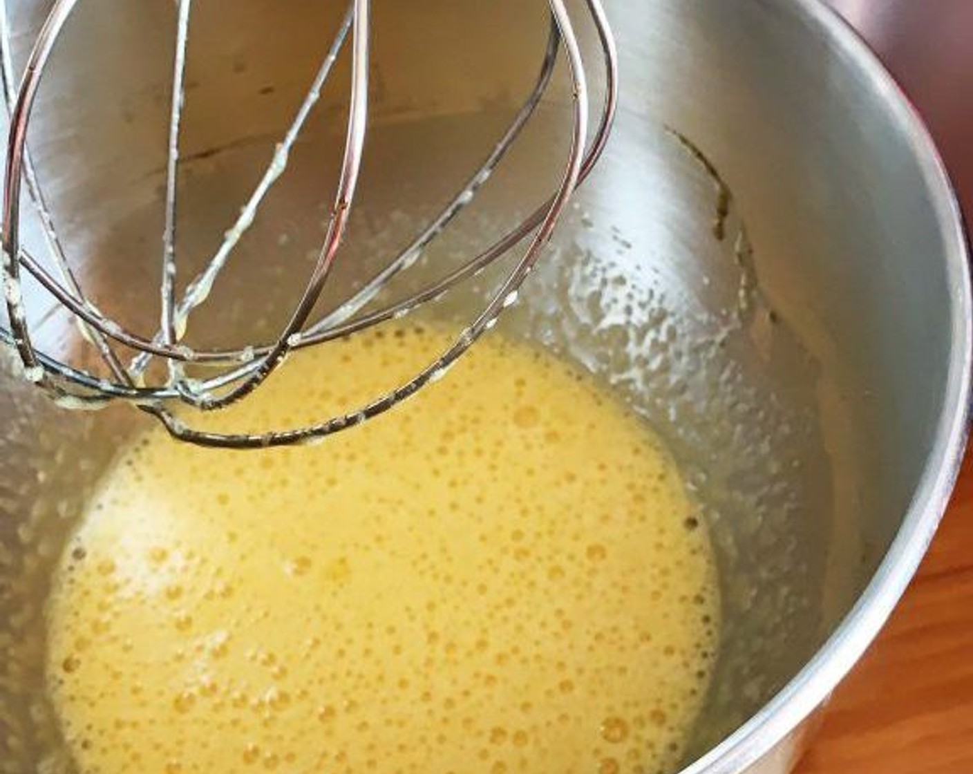 step 2 In a bowl beat up Eggs (3), Almond Milk (3/4 cup), Coconut Sugar (1/3 cup) and Vanilla Bean Paste (to taste). Add the Tapioca Starch (2 1/2 Tbsp), Unsweetened Shredded Coconut (1/3 cup) and Blanched Almond Flour (1/3 cup). Stir until all the ingredients are combined.