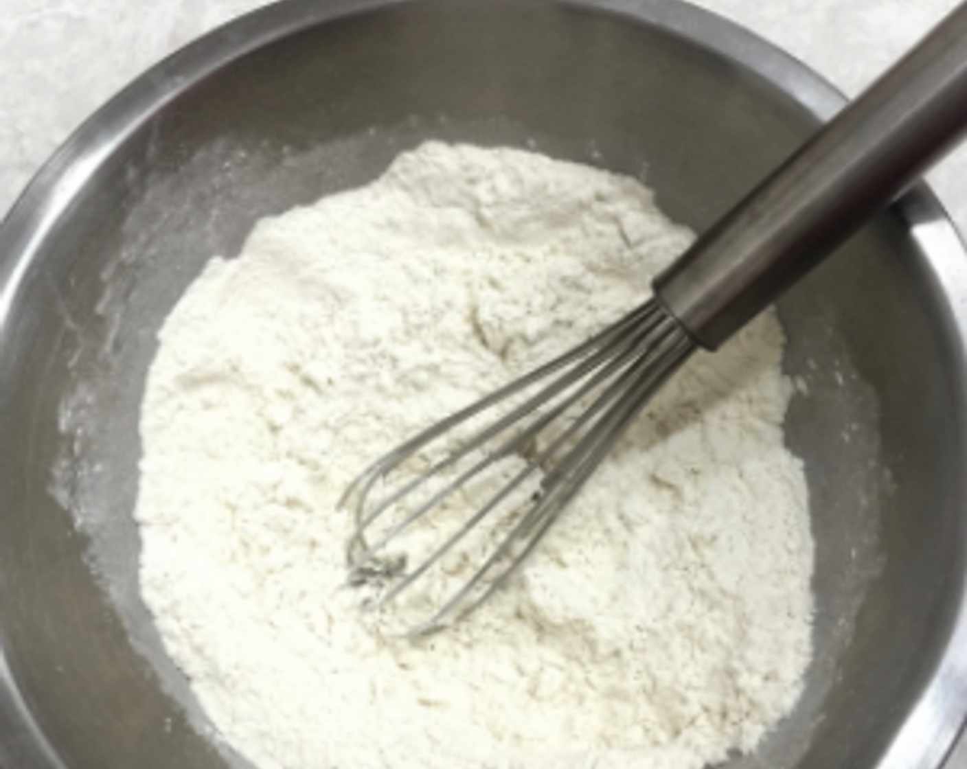 step 7 In a separate bowl, whisk together the all-purpose flour and salt. And we're ready to make the cookies.
