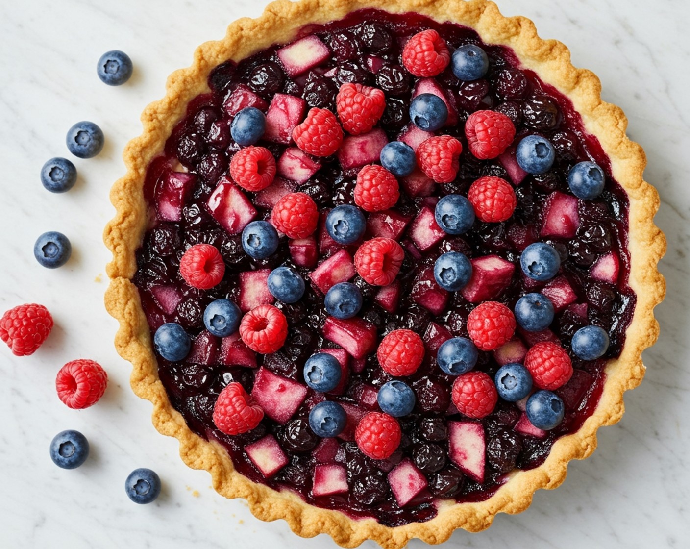 step 11 Allow tart to cool slightly before spreading the top with Wild Blueberry Sauce. When ready, simply slice and serve as is or with more fruits, frozen yogurt, ice cream or a dollop of whipped topping. Enjoy!