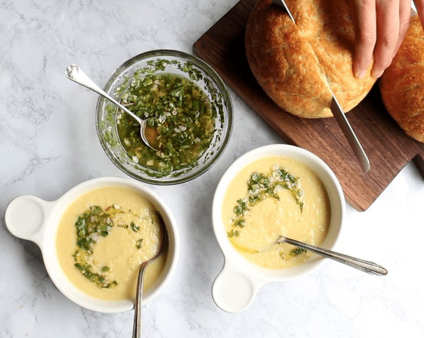 step 11 Serve the soup hot or chilled with salsa spooned over top. Bread on the side is never a bad idea.