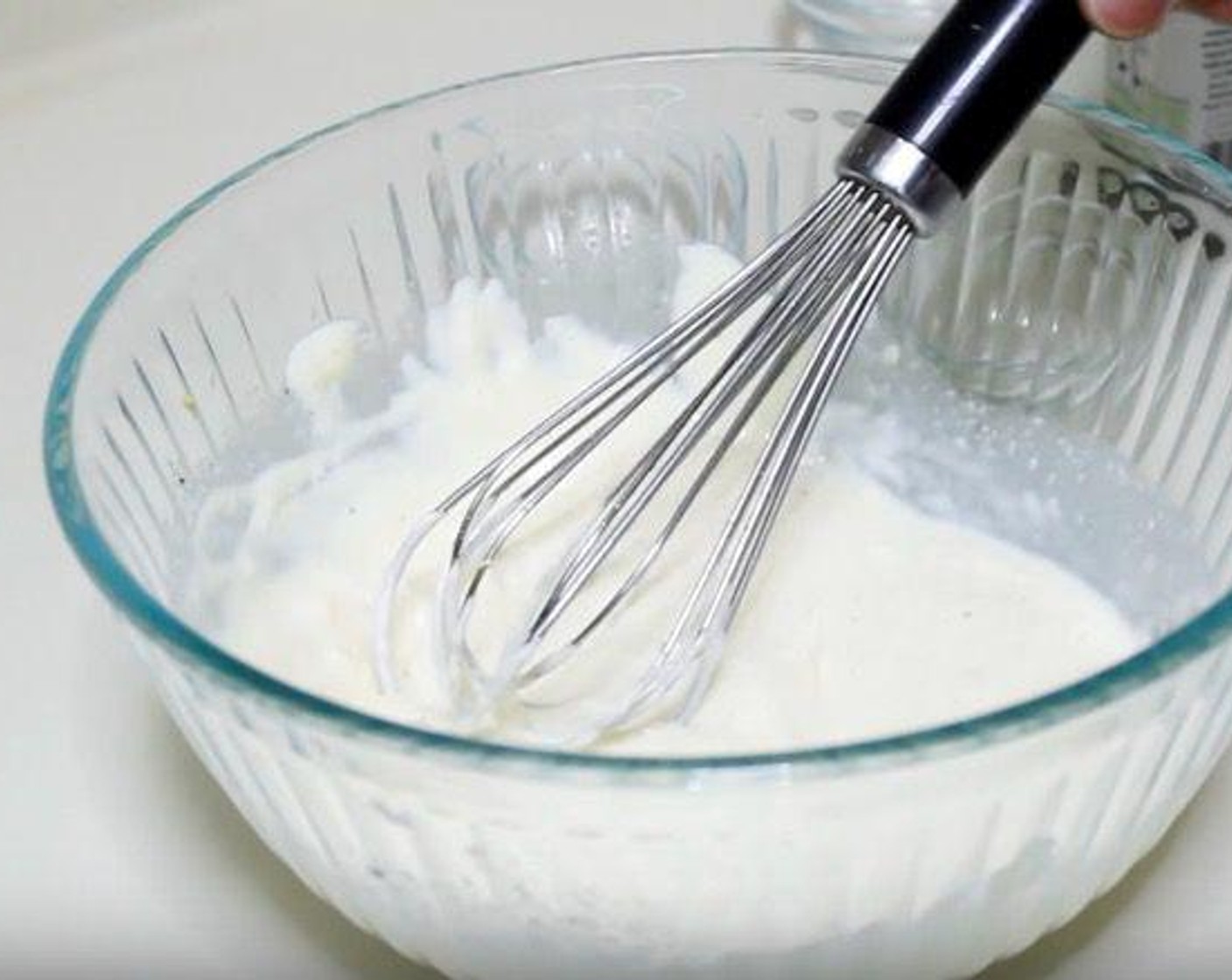 step 2 In a mixing bowl, add Mayonnaise (2/3 cup), Dijon Mustard (1 Tbsp), Distilled White Vinegar (2 Tbsp), Granulated Sugar (1 tsp) Salt (to taste), and Ground Black Pepper (to taste). Mix together.