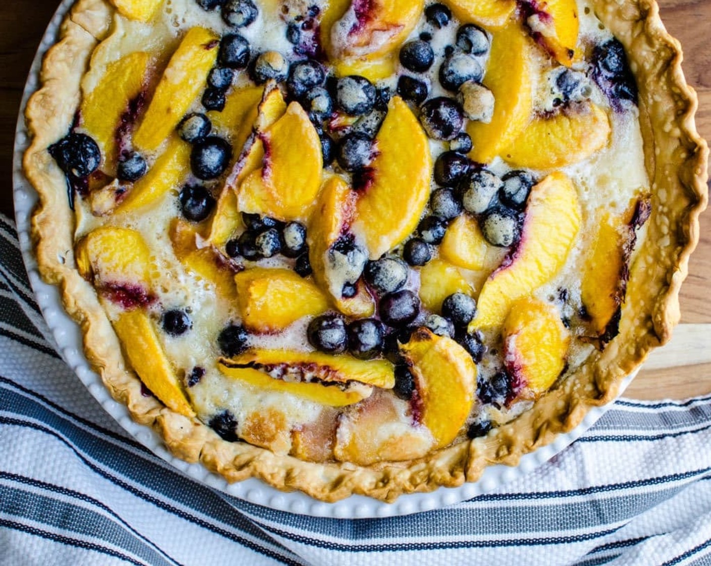 Peach Blueberry Pie