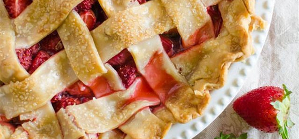 Strawberry Rhubarb Pie Recipe | Sunset Foods Recipe Rack