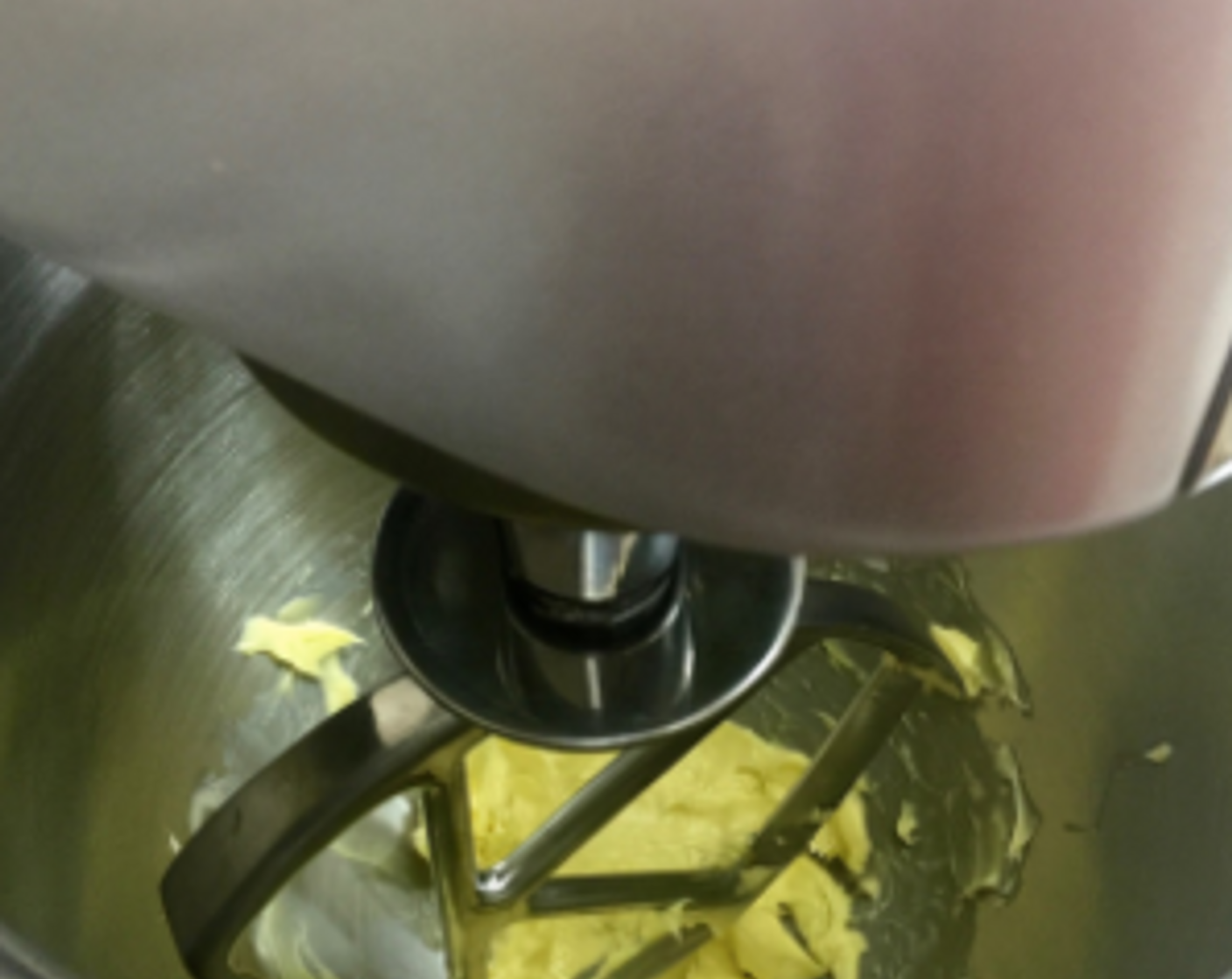 step 8 Start by making the cookie dough. Beat the softened butter in a stand mixer with a paddle attachment until nice, creamy and smooth.