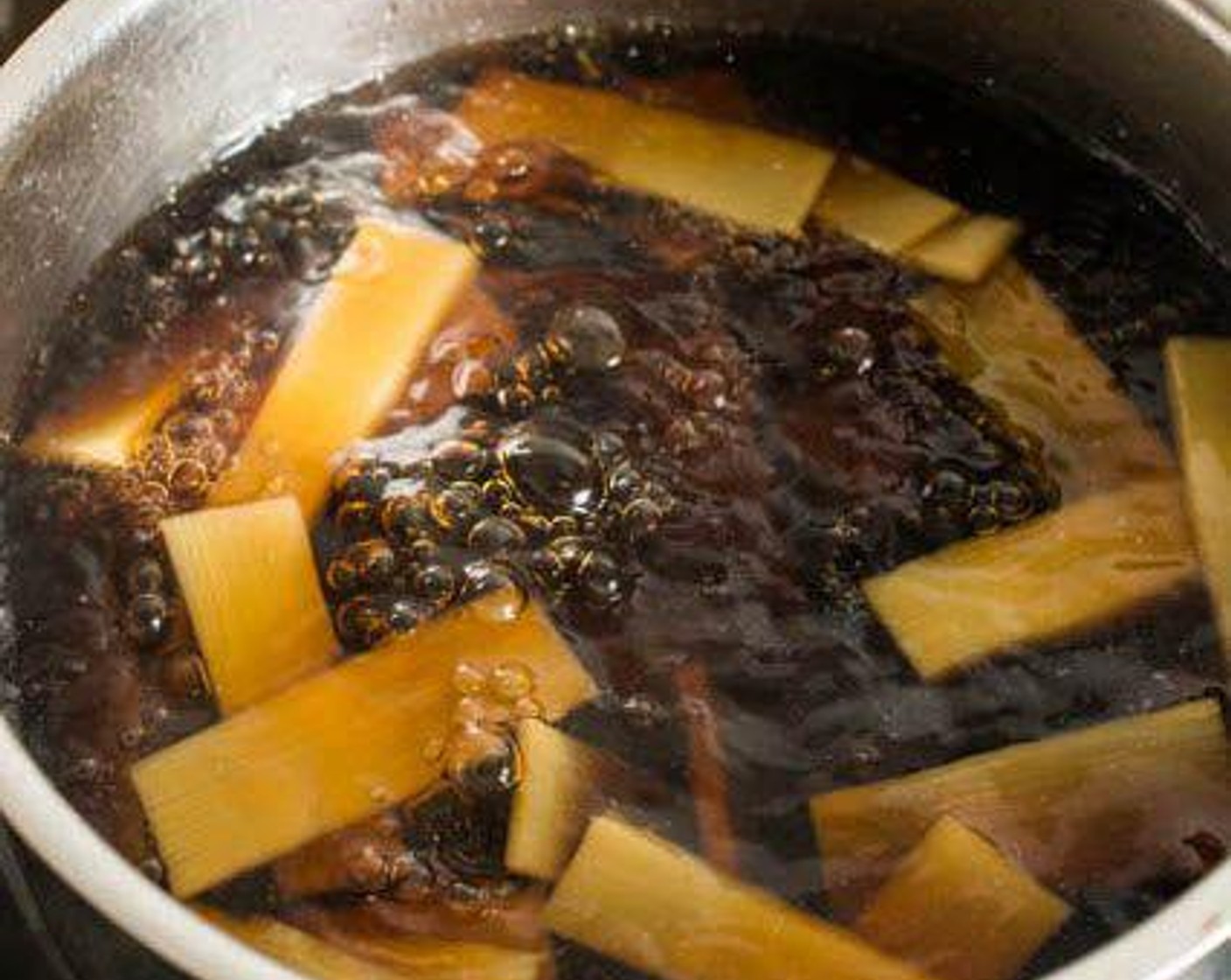 step 1 Combine the Bamboo Shoots (1/2 cup), Water (2 cups), Teriyaki Sauce (1/2 cup) and Mirin (4 Tbsp) in a medium saucepan.