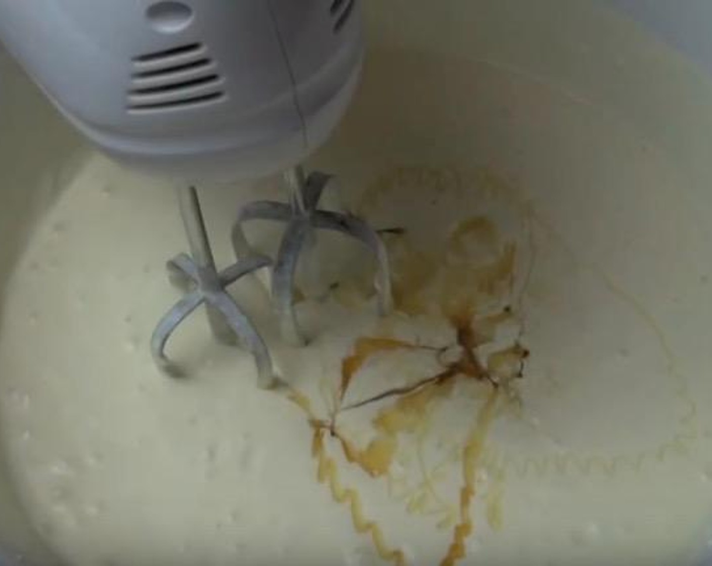 step 5 Add Honey (4 Tbsp) and beat until everything is combined.