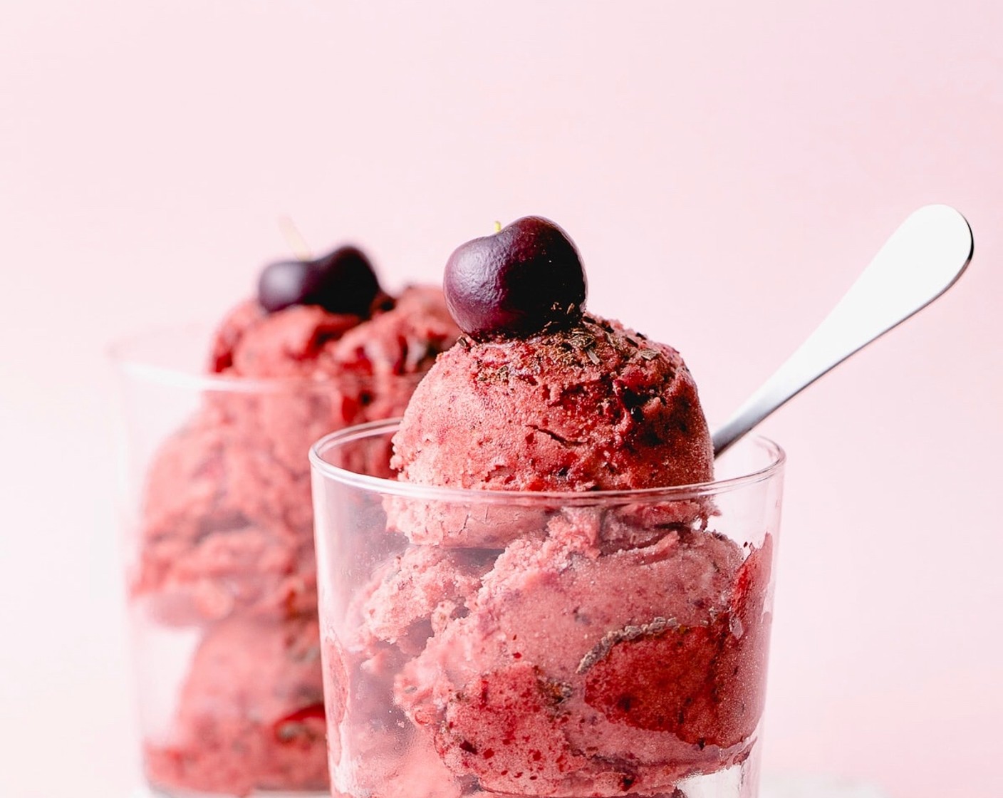 Banana Cherry Garcia Soft Serve