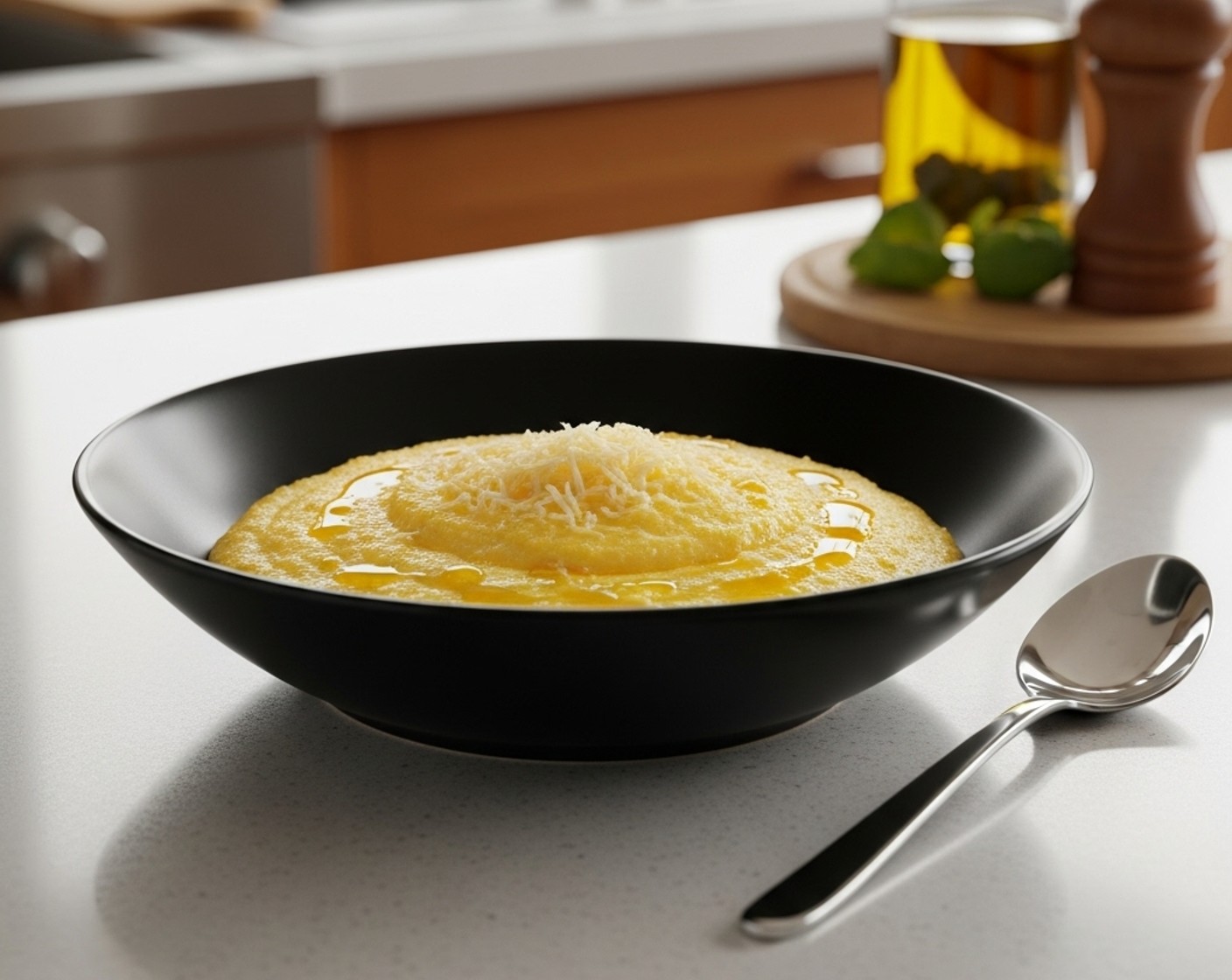 Cheesy Polenta