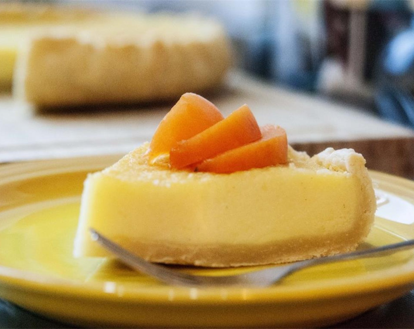 step 13 Then, slice it and decorate with a few slices of Apricots (to taste) and/or Fresh Strawberries (to taste). Enjoy!