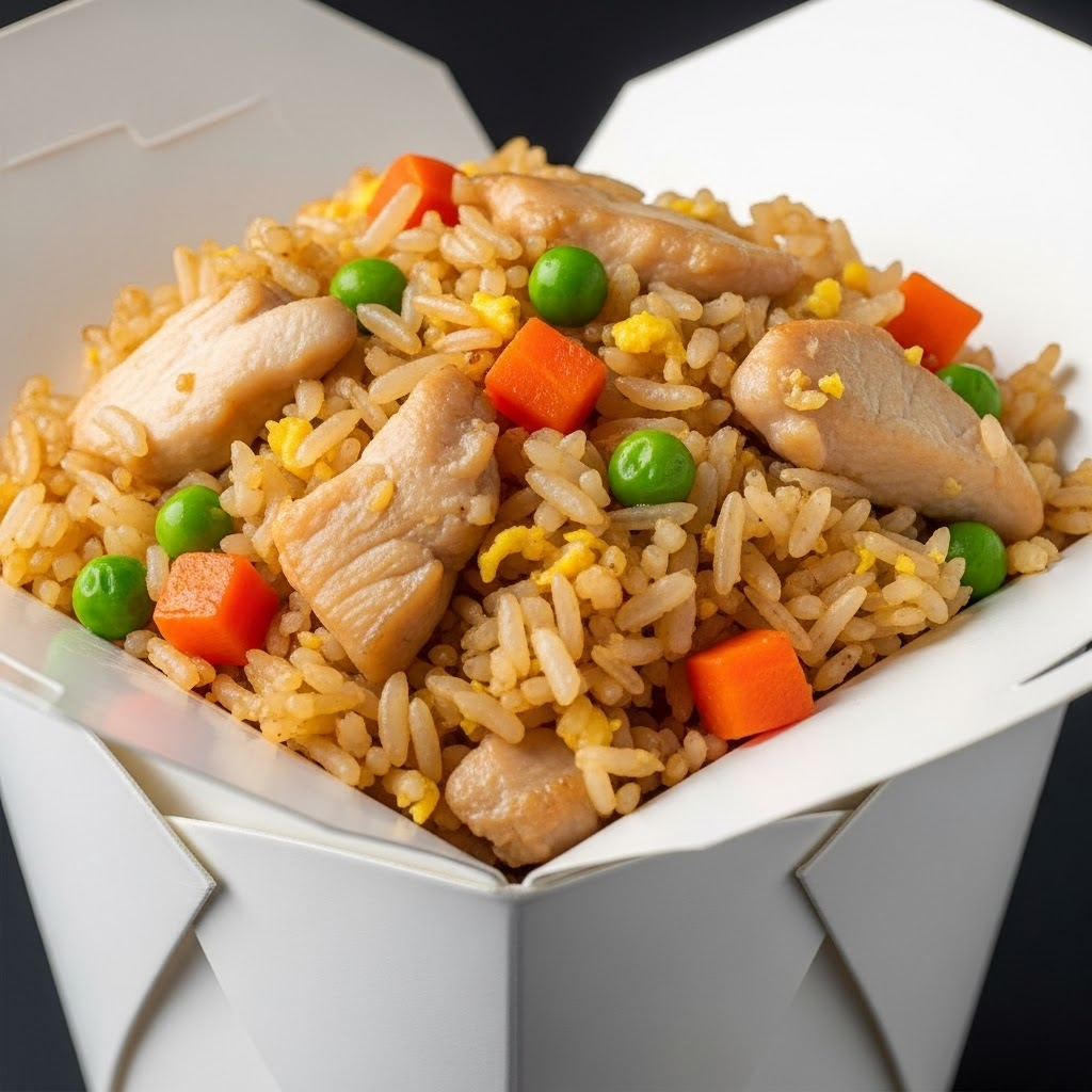 Super Fast Chicken Fried Rice