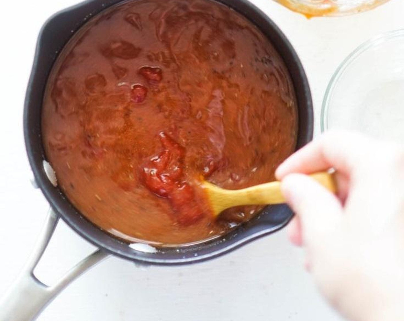 step 2 Mix and bring to a boil. Reduce the heat to low and cook for 1 hour and 30 minutes to thicken, stirring occasionally.