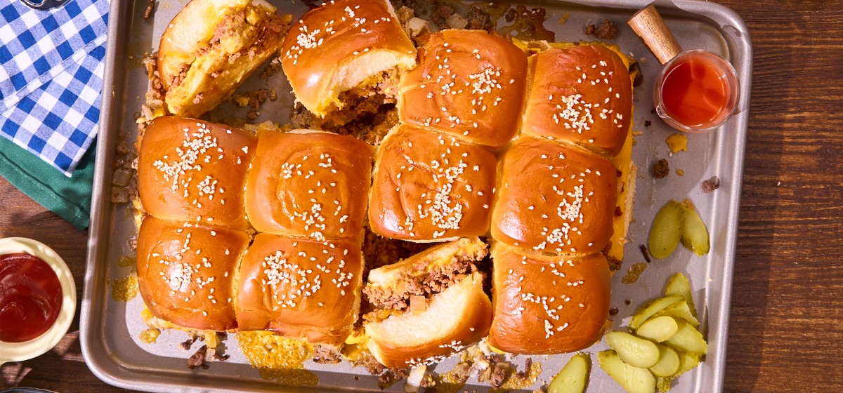 Easy Cheeseburger Sliders Recipe | Sunset Foods Recipe Rack