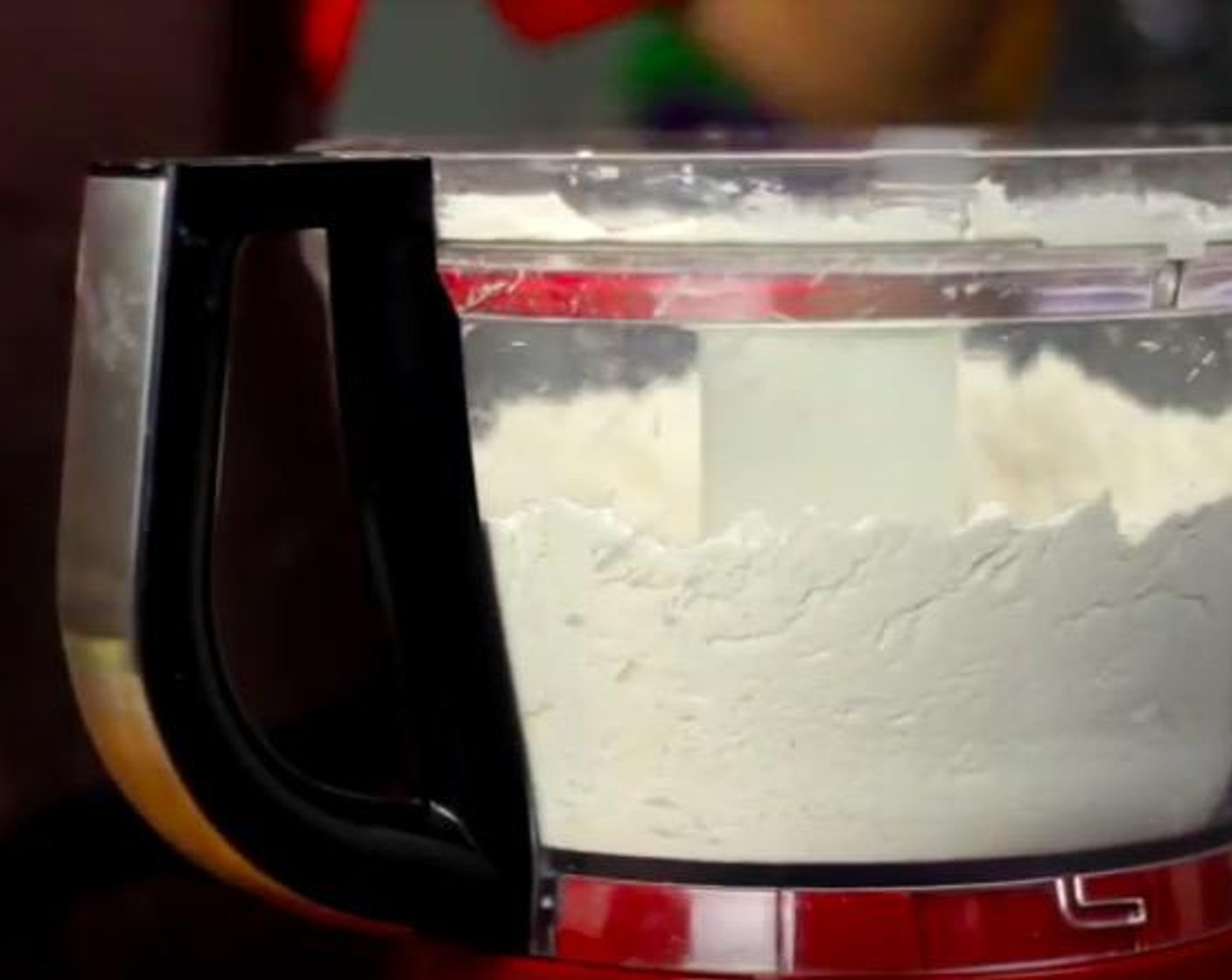 step 1 In a food processor, blitz All-Purpose Flour (2 1/4 cups), Corn Starch (4 Tbsp), Baking Powder (1/4 tsp), Caster Sugar (2 Tbsp), Salt (1/4 tsp) and Salted Butter (1 cup) to breadcrumb consistency.