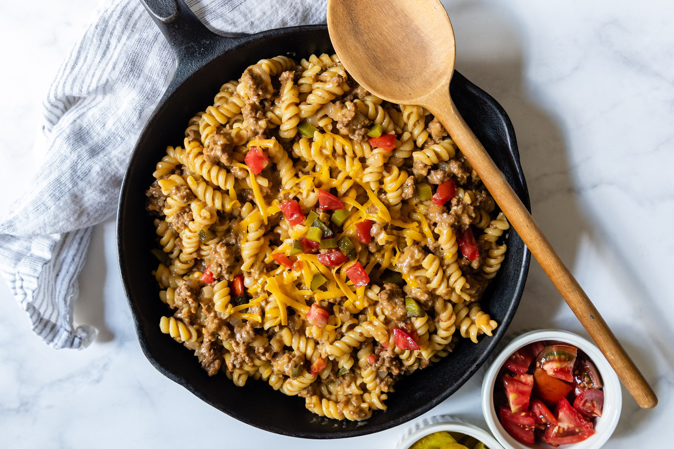 One Pot Cheeseburger Pasta
