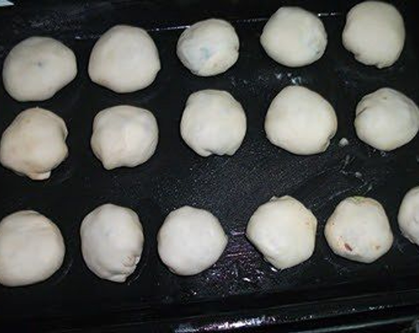 step 12 Lay them seam side down on a baking sheet or a baking pa.